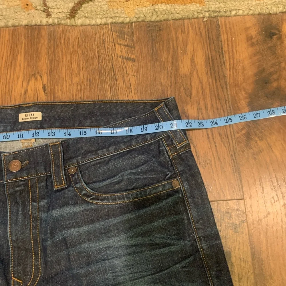 True religion, Ricky, mud, splash, jeans, dark blue, relaxed straight - Picture 12 of 16